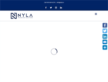 Tablet Screenshot of nylatechnologysolutions.com